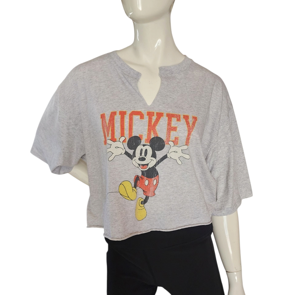 Mickey Mouse Gray Shirt